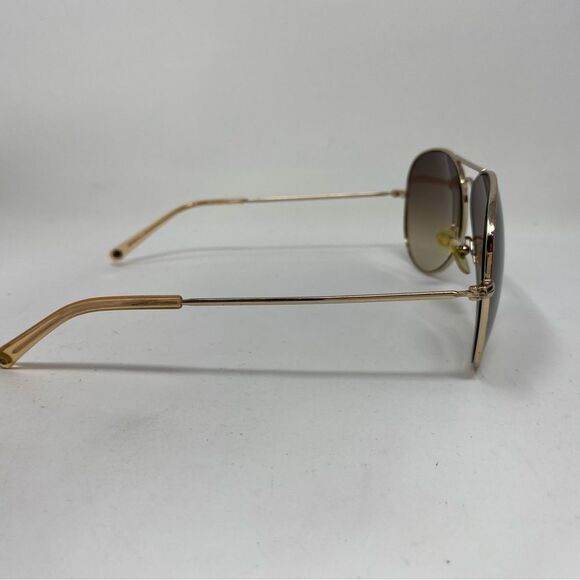Michael Kors Red and Gold Aviator Sunglasses
